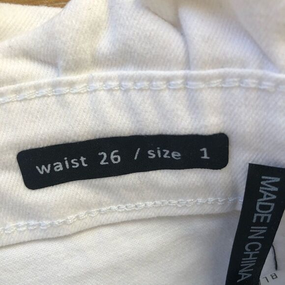 Nwt- “The Black Label”High Waist Paperbag Jeans - Picture 5 of 6